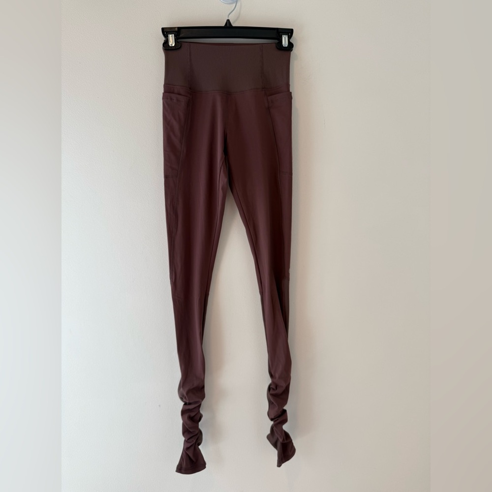 Crz Yoga Leggings Purple Taupe Size: XXS New With Tags